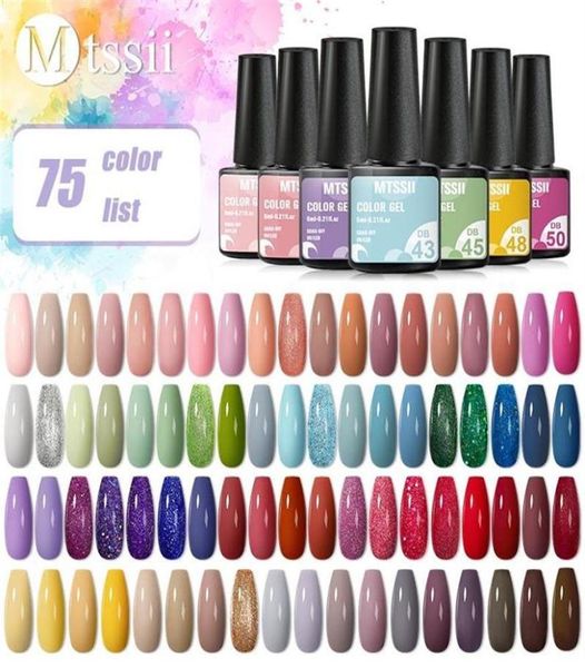 

mtssii 30pcs gel nail polish set multicolor semi permanent long lasting soak off uv varnish art hybrid179f253w6423644, Red;pink