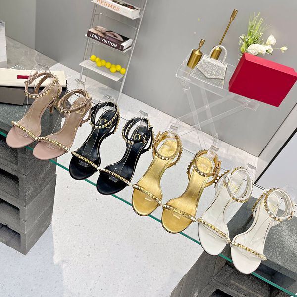 sandals famous designer womens womens heels thin heels studded stiletto heeled sandals luxury sandals gold sandals ships in box large sizes, Black
sandals famous designer womens womens heels thin heels studded stiletto heeled sandals luxury sandals gold sandals ships in box large sizes, Black
