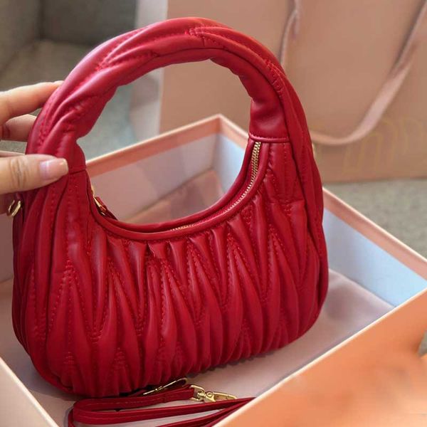 women designer shoulder bag pleated leather underarm hobo crossbody bag lady purse clutch tote fashion small handbag 5 colors
women designer shoulder bag pleated leather underarm hobo crossbody bag lady purse clutch tote fashion small handbag 5 colors