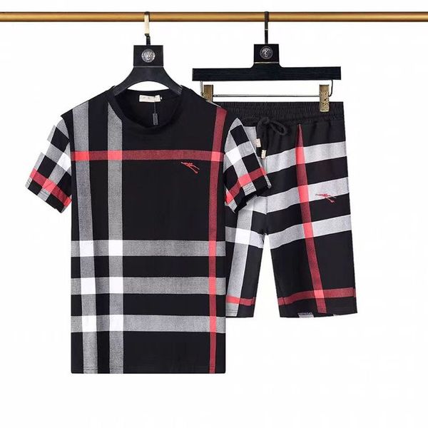 designer men tracksuits burberrys fashion design burberies t-shirt classical lattice pants 2 piece sets short shirts burbreries shorts check, Gray
designer men tracksuits burberrys fashion design burberies t-shirt classical lattice pants 2 piece sets short shirts burbreries shorts check, Gray