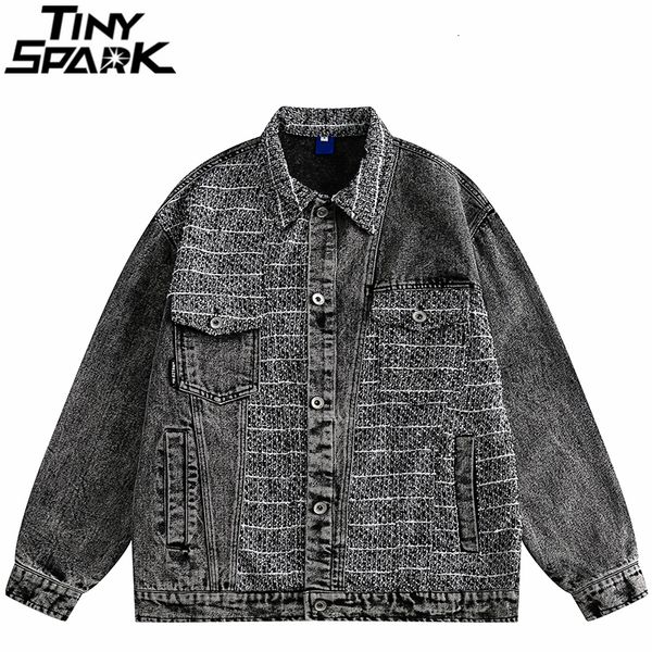mens jackets men streetwear vintage denim jacket ripped patchwork pocket jeans harajuku retro loose bomber coat cotton 230731, Black;brown
mens jackets men streetwear vintage denim jacket ripped patchwork pocket jeans harajuku retro loose bomber coat cotton 230731, Black;brown
