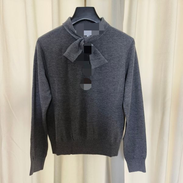 322 2023 spring brand same style sweater long sleeve crew neck black gray pullover fashion womens clothes womens qian6, White;black
322 2023 spring brand same style sweater long sleeve crew neck black gray pullover fashion womens clothes womens qian6, White;black