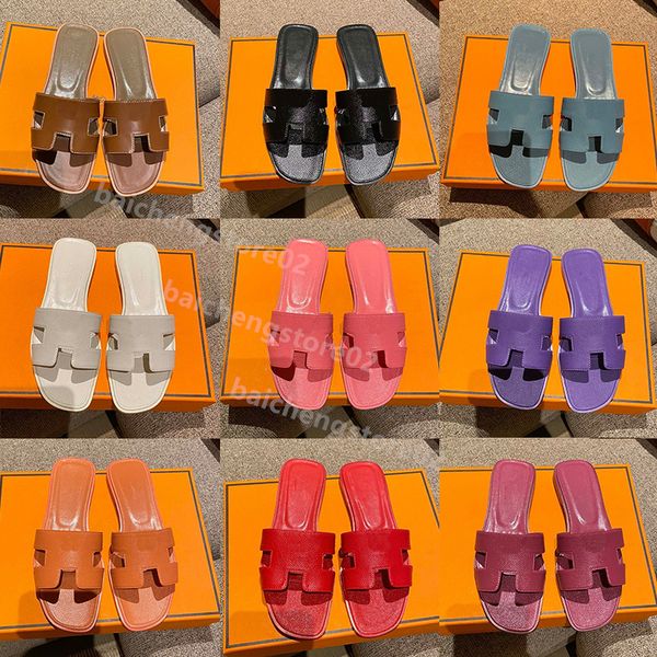sandals luxury slippers women slides flat flip flops slide beach sandal slipper shoes designer orange crocodile skin summer leather size 35-, Black
sandals luxury slippers women slides flat flip flops slide beach sandal slipper shoes designer orange crocodile skin summer leather size 35-, Black