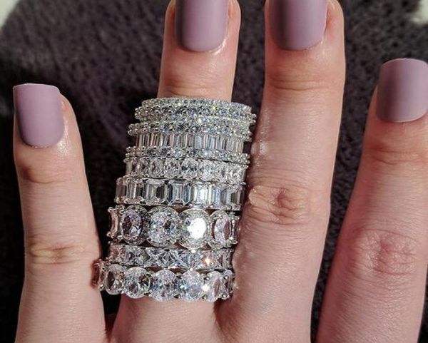 vecalon 10 styles classic wedding band ring 925 sterling silver diamond engagement rings for women men drop jewelry9778193, Slivery;golden
vecalon 10 styles classic wedding band ring 925 sterling silver diamond engagement rings for women men drop jewelry9778193, Slivery;golden