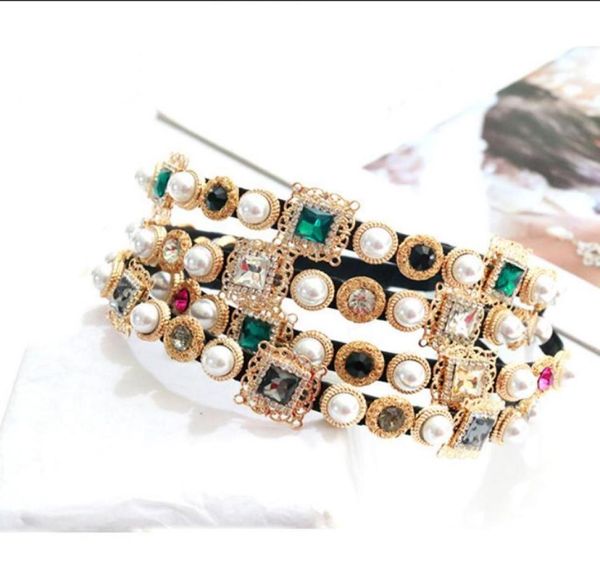 baroque retro pearl headband diamond glass zircon hairwear fashion rhinestone hairband women hair jewelry 4 colors whole8974997, Silver
baroque retro pearl headband diamond glass zircon hairwear fashion rhinestone hairband women hair jewelry 4 colors whole8974997, Silver