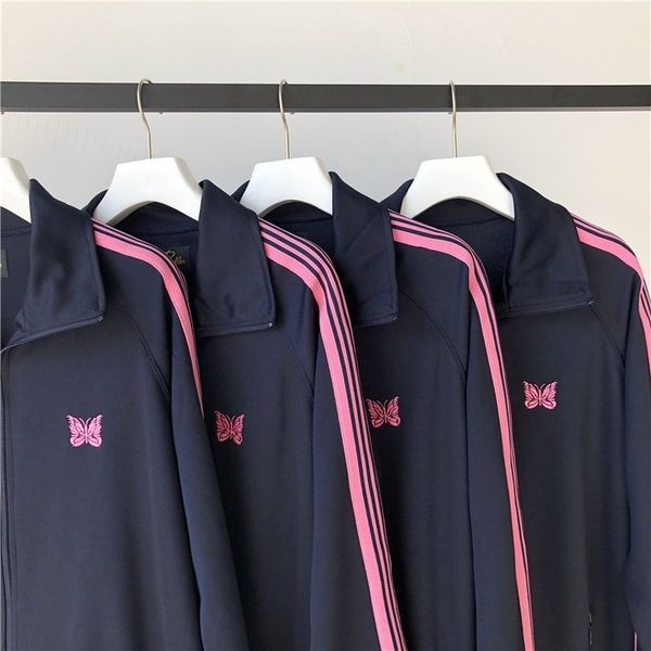 mens jackets needles men women high street embroidery butterfly track jacket outerwear stripe awge coats y2k 230729, Black;brown
mens jackets needles men women high street embroidery butterfly track jacket outerwear stripe awge coats y2k 230729, Black;brown