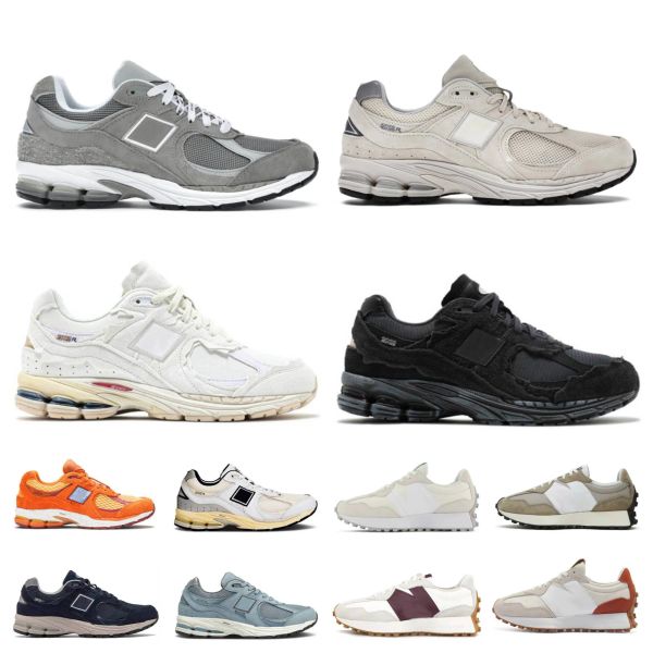 Image of 2002R N327 Casual Shoes Protection Pack Rain On Cloud Phantom Designer Athletic Sneakers Pink Purple Grey Navy Sea Salt Luxury 2002 R Salehe Bembury Trainers Runners