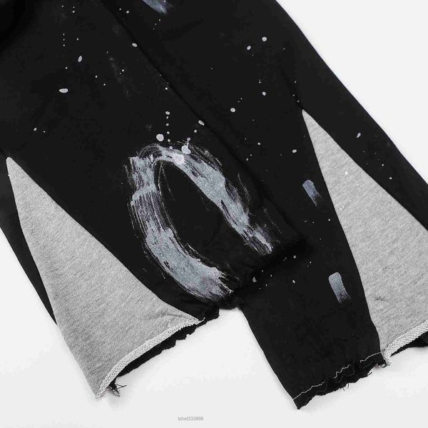 men pants galleries sweatpants dept speckled letter print men's women's couple loose versatile casual straight khvo, Black 
men pants galleries sweatpants dept speckled letter print men's women's couple loose versatile casual straight khvo, Black