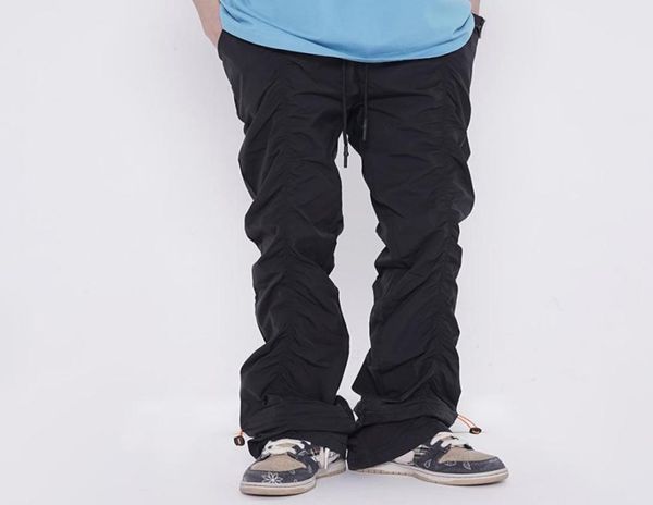 elastic waist casual trousers men and women pleated ankle drawstring cargo pants high street baggy track pants9712859, Black
elastic waist casual trousers men and women pleated ankle drawstring cargo pants high street baggy track pants9712859, Black