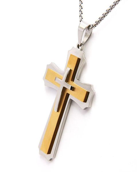 hip hop fashion stainless steel men necklace pendant chain christian 2020 fine body jewelry never turn color promotional gift3754619, Silver
hip hop fashion stainless steel men necklace pendant chain christian 2020 fine body jewelry never turn color promotional gift3754619, Silver