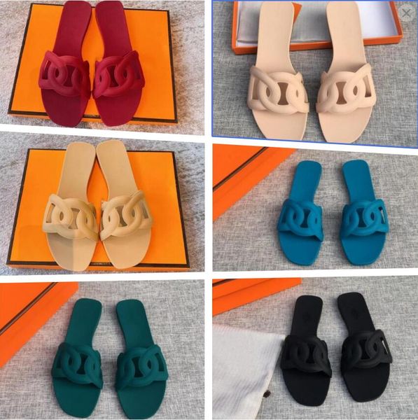 2022designer luxury oran sandal women chain slides summer rubber big head slides fashion beach shoes flat slippers with box, Black
2022designer luxury oran sandal women chain slides summer rubber big head slides fashion beach shoes flat slippers with box, Black