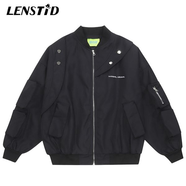 mens jackets autumn men oversized bomber hip hop pocket varsity baseball jacket streetwear harajuku casual fashion outwear coats 230729, Black;brown
mens jackets autumn men oversized bomber hip hop pocket varsity baseball jacket streetwear harajuku casual fashion outwear coats 230729, Black;brown