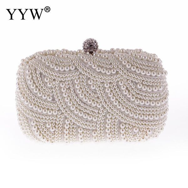 evening bags fashion luxury crystal pearl white evening clutch bags women elegant handbag wedding party lady clutches purse bag selling 2307
evening bags fashion luxury crystal pearl white evening clutch bags women elegant handbag wedding party lady clutches purse bag selling 2307