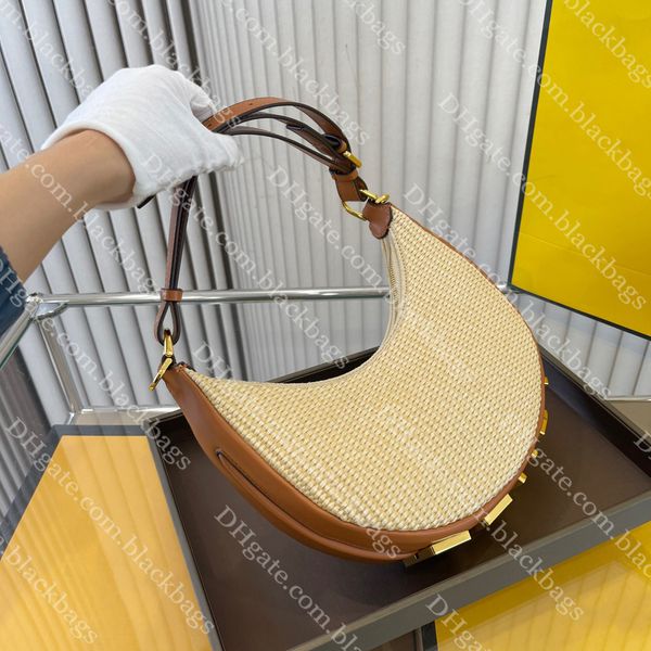 half moon bag luxury underarm bag designer straw woven shoulder bag classic metal large letter crescent handbag
half moon bag luxury underarm bag designer straw woven shoulder bag classic metal large letter crescent handbag