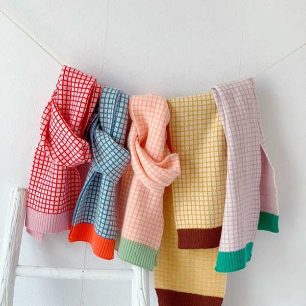 korean version of autumn and winter boys girls children's warm knitted wool scarf plaid solid color baby soft warm shawl, Red;brown
korean version of autumn and winter boys girls children's warm knitted wool scarf plaid solid color baby soft warm shawl, Red;brown
