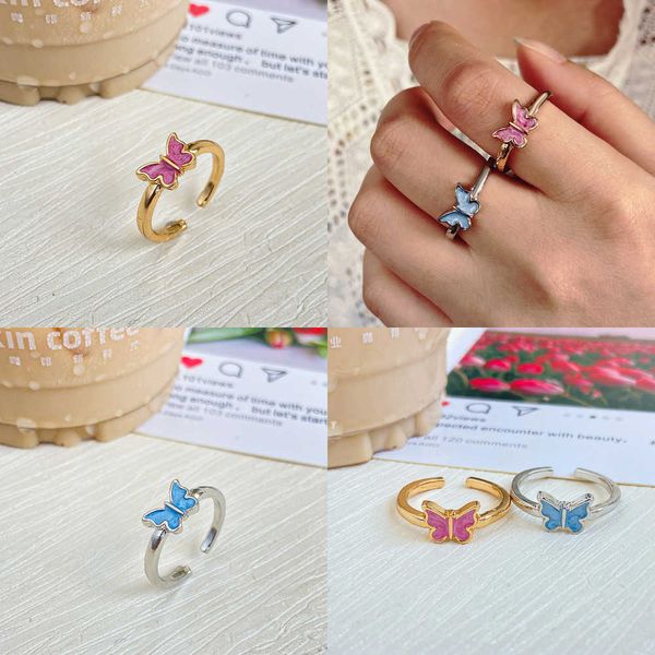 30/pcs new creative butterfly ring opening adjustable hand ring wedding ring women's simple ring jewelry gift ring wholesale, Silver
30/pcs new creative butterfly ring opening adjustable hand ring wedding ring women's simple ring jewelry gift ring wholesale, Silver