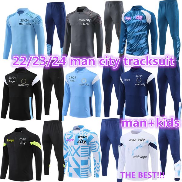22 23 24 city kids man de bruyne soccer tracksuits grealish survetement jacket training suit veste maillot de foot 2023 2024 tracksuit footb, Black
22 23 24 city kids man de bruyne soccer tracksuits grealish survetement jacket training suit veste maillot de foot 2023 2024 tracksuit footb, Black