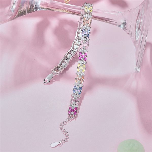 luxury charm s925 sterling silver chain bracelet designer for woman colorful 5a cubic zirconia women bracelets diamond chains jewelry valent, Black
luxury charm s925 sterling silver chain bracelet designer for woman colorful 5a cubic zirconia women bracelets diamond chains jewelry valent, Black