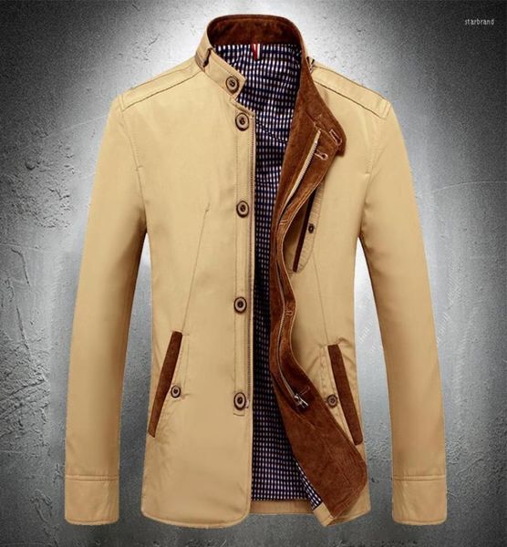 men's jackets men blazer casuaspring and autumn business coat stand collar outwear men's fashion clothing suit jacket polyester1122, Black;brown
men's jackets men blazer casuaspring and autumn business coat stand collar outwear men's fashion clothing suit jacket polyester1122, Black;brown