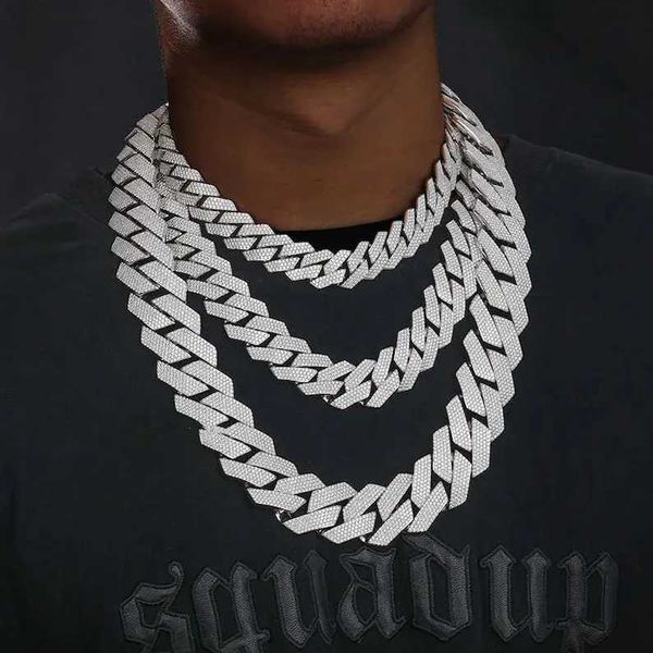 hiphop jewelry 925 sterling silver 20mm iced out cuban necklace sparkling vvs moissanite cuban link chain
hiphop jewelry 925 sterling silver 20mm iced out cuban necklace sparkling vvs moissanite cuban link chain