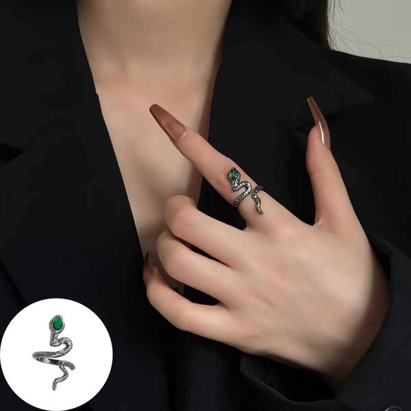 gothic rhinestones open snake ring adjustable animal rings reptile for men women fashion punk boy girl birthday jewelry gifts tjdu, Silver
gothic rhinestones open snake ring adjustable animal rings reptile for men women fashion punk boy girl birthday jewelry gifts tjdu, Silver