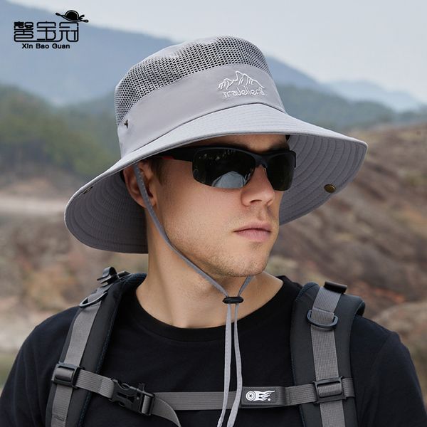 fashion designer jewelry summer bucket hat, male, solid color, big brim, sun hat, outdoor versatile sunshade baseball cap wholesale mzy87, Blue;gray
fashion designer jewelry summer bucket hat, male, solid color, big brim, sun hat, outdoor versatile sunshade baseball cap wholesale mzy87, Blue;gray