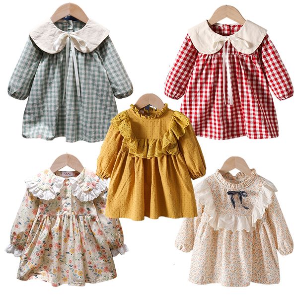 girl s dresses baby girls floral princess dress spring autumn korean style long sleeve big turn down collar kids girl summer 2023 230731, Red;yellow
girl s dresses baby girls floral princess dress spring autumn korean style long sleeve big turn down collar kids girl summer 2023 230731, Red;yellow