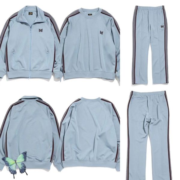 mens jackets needles blue webbing striped awge embroidery butterfly casual jacket coat suit 230731, Black;brown
mens jackets needles blue webbing striped awge embroidery butterfly casual jacket coat suit 230731, Black;brown