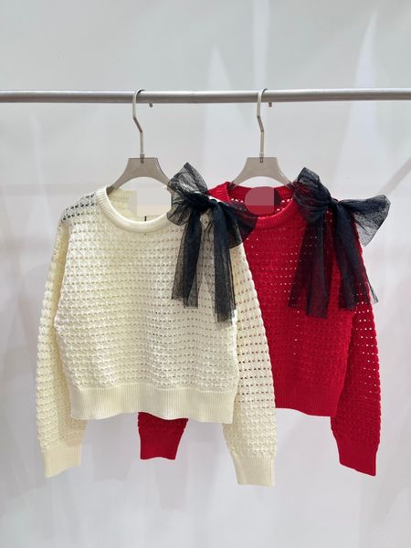 322 2023 spring brand same style sweater long sleeve crew neck white red pullover fashion womens clothes womens qian28, White;black
322 2023 spring brand same style sweater long sleeve crew neck white red pullover fashion womens clothes womens qian28, White;black