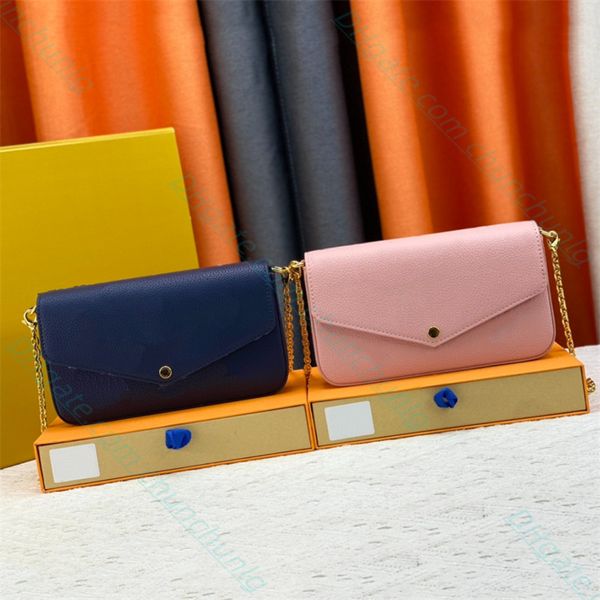 embossing three piece set designers shoulder bag womens bags chain crossbody purse handbags genuine leather wallets hobo clutch totes wholes
embossing three piece set designers shoulder bag womens bags chain crossbody purse handbags genuine leather wallets hobo clutch totes wholes