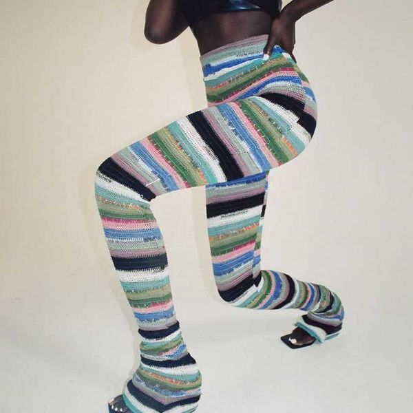 fashion stripe knitted pants for womens 2023 designer clothing stacked sweatpants trousers ladies leggings, Black;white
fashion stripe knitted pants for womens 2023 designer clothing stacked sweatpants trousers ladies leggings, Black;white