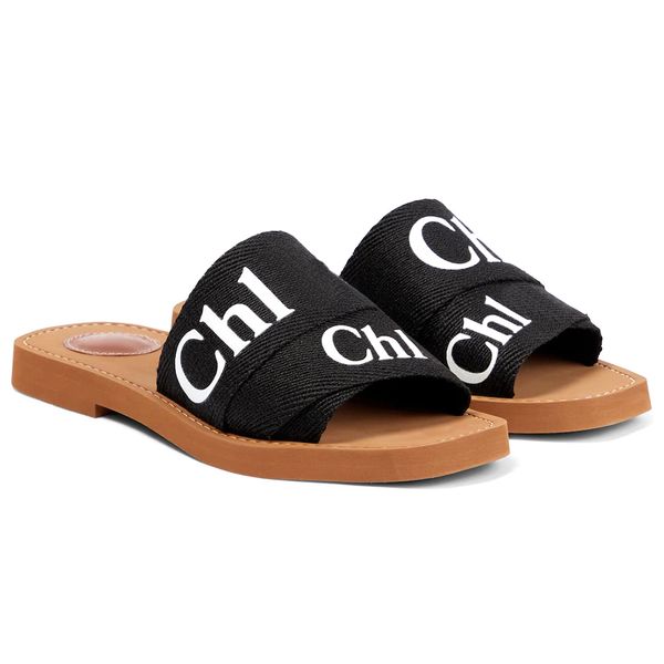 fashion chl woody flat base mules sandal designer slide slippers mirror quality travel outdoors sports slipper woman slides canvas shoes bea, Black
fashion chl woody flat base mules sandal designer slide slippers mirror quality travel outdoors sports slipper woman slides canvas shoes bea, Black