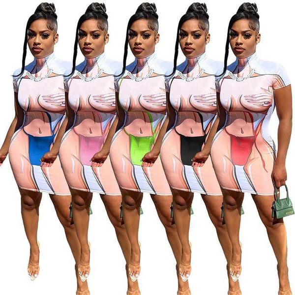 summer women casual dress printed dresses short sleeve invisible zipper mini skirt designers clubwear, Black;gray
summer women casual dress printed dresses short sleeve invisible zipper mini skirt designers clubwear, Black;gray