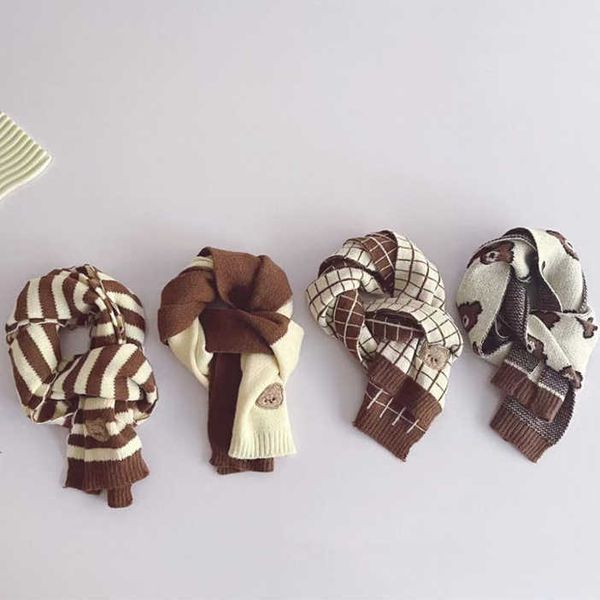 autumn winter kids boys girls knitted scarf soft warm neckerchief for baby children neck scarves stripe cartoon bear 4 patterns1, Red;brown
autumn winter kids boys girls knitted scarf soft warm neckerchief for baby children neck scarves stripe cartoon bear 4 patterns1, Red;brown