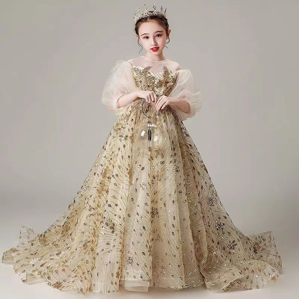 lovely shiny lace flower girls dresses jewel neck sheer long sleeves applique bingbling birthday dresses girls pageant gowns with button bac, White;blue
lovely shiny lace flower girls dresses jewel neck sheer long sleeves applique bingbling birthday dresses girls pageant gowns with button bac, White;blue