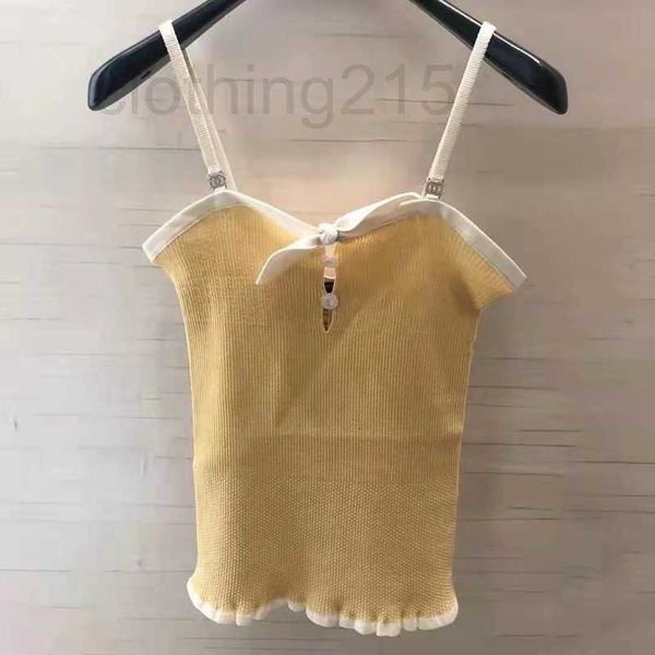women's tanks & camis designer new design sense temperament, slim fitting suspender, wearing a small fragrant bow color matching knitte, White
women's tanks & camis designer new design sense temperament, slim fitting suspender, wearing a small fragrant bow color matching knitte, White