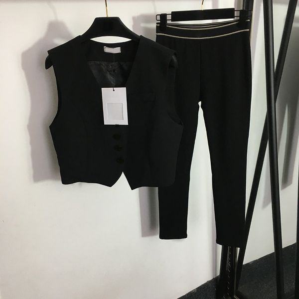 ladies elegant vest pants luxury v neck vests tracksuits creative button cardigan jacket trousers black pants tracksuit
ladies elegant vest pants luxury v neck vests tracksuits creative button cardigan jacket trousers black pants tracksuit