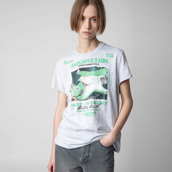 zadig voltaire designer t shirt green guitar white ink digital print women round neck cotton short sleeved t-shirt polos
zadig voltaire designer t shirt green guitar white ink digital print women round neck cotton short sleeved t-shirt polos
