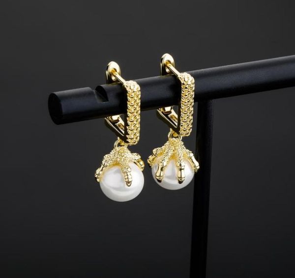 dragon claw pearl earrings mens womens gold dangle earrings fashion hip hop jewelry1175929, Silver
dragon claw pearl earrings mens womens gold dangle earrings fashion hip hop jewelry1175929, Silver