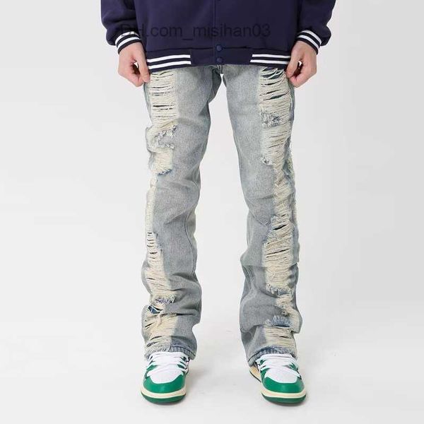 men's pants 2023 ropa grunge y2k street clothing hole tear pocket jeans men's clothing straight hip hop gothic denim trousers pant, Black
men's pants 2023 ropa grunge y2k street clothing hole tear pocket jeans men's clothing straight hip hop gothic denim trousers pant, Black