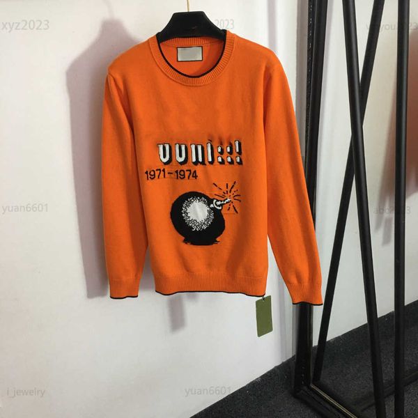 designer clothes women round neck knit bomb letter pattern girl sweater size s-l fashion long sleeved pullover july24, White
designer clothes women round neck knit bomb letter pattern girl sweater size s-l fashion long sleeved pullover july24, White