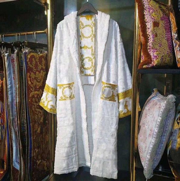 men's sleepwear mens womens home robes shawl collar cotton soft fluffy designer brands luxury vintage bathrobe pajamas lovers dressing, Black;brown
men's sleepwear mens womens home robes shawl collar cotton soft fluffy designer brands luxury vintage bathrobe pajamas lovers dressing, Black;brown