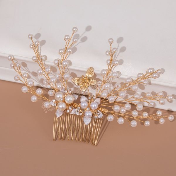 exquisite wedding hair comb pearl butterfly hair clips barrettes hair accessories for women hair ornaments headpiece hair jewelry, Slivery;golden
exquisite wedding hair comb pearl butterfly hair clips barrettes hair accessories for women hair ornaments headpiece hair jewelry, Slivery;golden