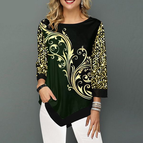 women's blouses shirts fashion women blouse shirt patchwork pullover long sleeve o-neck elegant female casual loose tee shirt plus size, White
women's blouses shirts fashion women blouse shirt patchwork pullover long sleeve o-neck elegant female casual loose tee shirt plus size, White