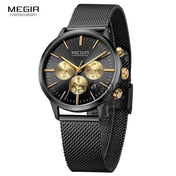 other watches megir women's chronograph steel quartz watches fashion waterproof luminous 24-hour analogue wristwatch for woman lady 201, Slivery;black
other watches megir women's chronograph steel quartz watches fashion waterproof luminous 24-hour analogue wristwatch for woman lady 201, Slivery;black