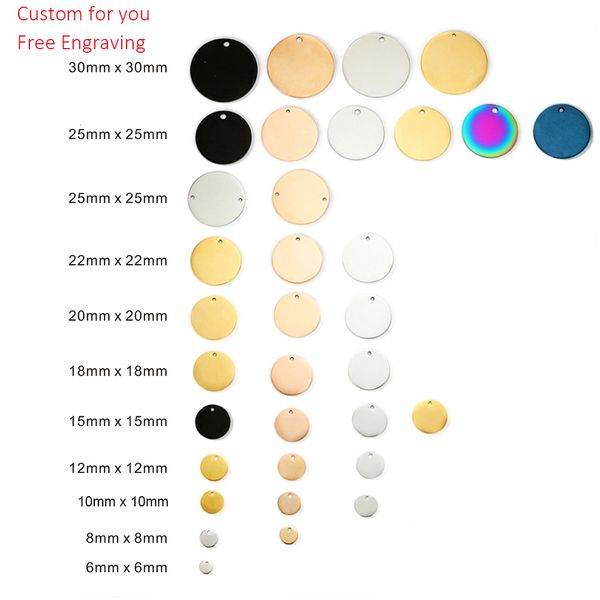 charms mylongingcharm 30pcslot laser engrave or words round charm stainless steel bracelet charm necklace pendant tag 230729, Bronze;silver
charms mylongingcharm 30pcslot laser engrave or words round charm stainless steel bracelet charm necklace pendant tag 230729, Bronze;silver