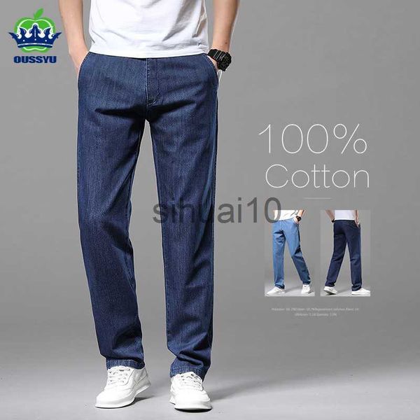 men's jeans 2023 summer classic 100%cotton men's jeans thin loose straight denim pants blue business dad trousers male large size
men's jeans 2023 summer classic 100%cotton men's jeans thin loose straight denim pants blue business dad trousers male large size