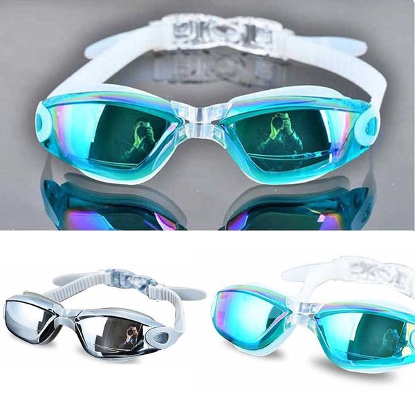 adults swimming goggle waterproof adjustable band diving silicone uv protection anti-fog practical water sports swimming goggle, Blue
adults swimming goggle waterproof adjustable band diving silicone uv protection anti-fog practical water sports swimming goggle, Blue