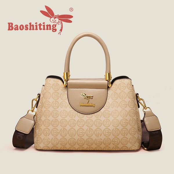 Factory wholesale brand ladies shoulder bag 2 colors European elegant atmosphere polka dot handbag three-layer interlayer color matching female backpack 748#, Brown
Factory wholesale brand ladies shoulder bag 2 colors European elegant atmosphere polka dot handbag three-layer interlayer color matching female backpack 748#, Brown