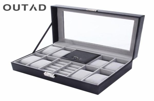 watch boxes cases mixed grids pu leather box jewelery storage container ring bracelet organizer display casket caja de reloj8736407, Black;blue
watch boxes cases mixed grids pu leather box jewelery storage container ring bracelet organizer display casket caja de reloj8736407, Black;blue